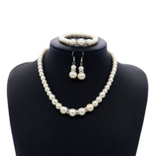 Load image into Gallery viewer, Bridal Necklace Earrings